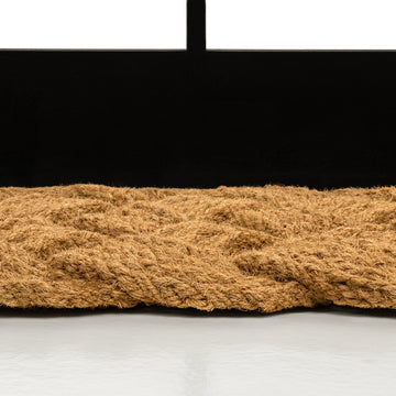 Maeve Classic Coastal Scalloped Basketweave Coir Mat
